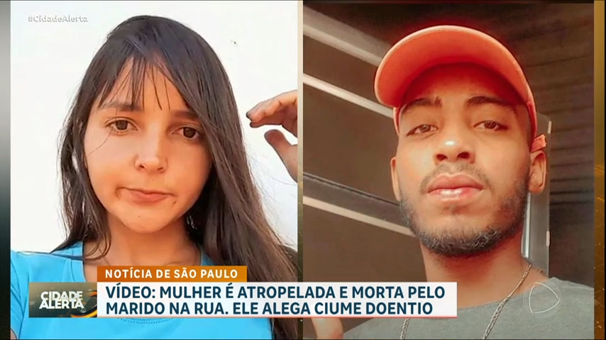 Vídeo: Ciúme doentio? Mulher é atropelada e morta pelo marido em São Paulo