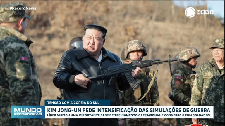 Vídeo: Kim Jong-Un ordena para que forças armadas intensifiquem simulações para guerra real