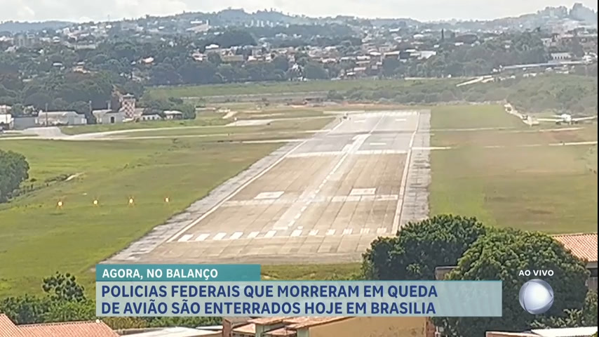 Vídeo: Policiais Federais que morreram em queda de avião em BH são velados em Brasília (DF)
