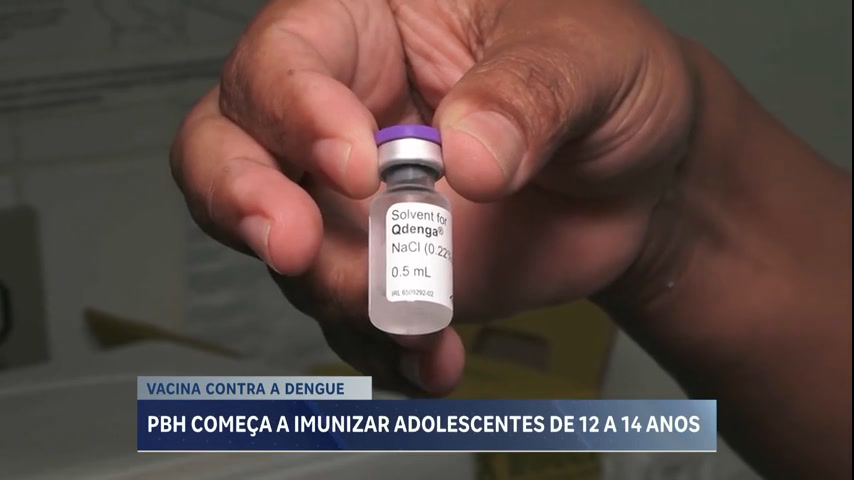 Vídeo: Adolescentes de 12 a 14 anos podem ser vacinados contra dengue a partir desta sexta-feira (08)