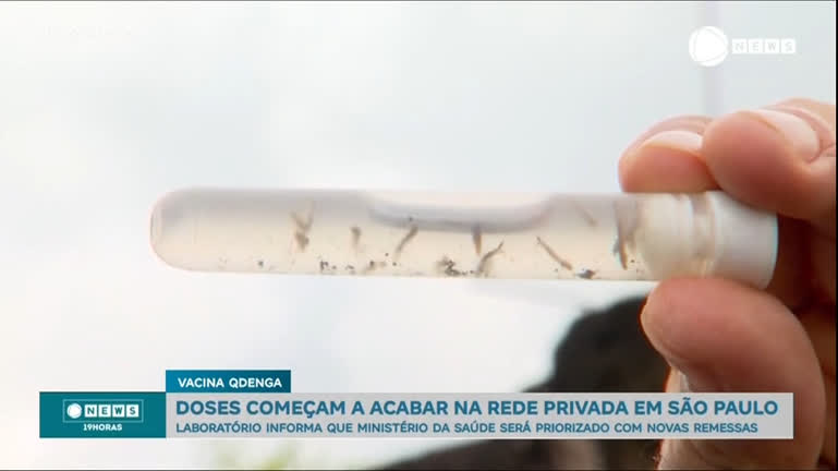 Vacina da dengue começa a faltar na rede privada em São Paulo