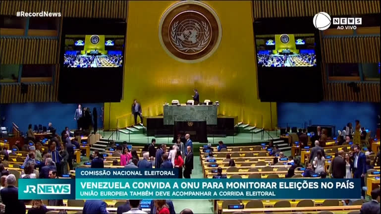 Vídeo: Venezuela convida ONU e União Europeia para monitorar eleições no país