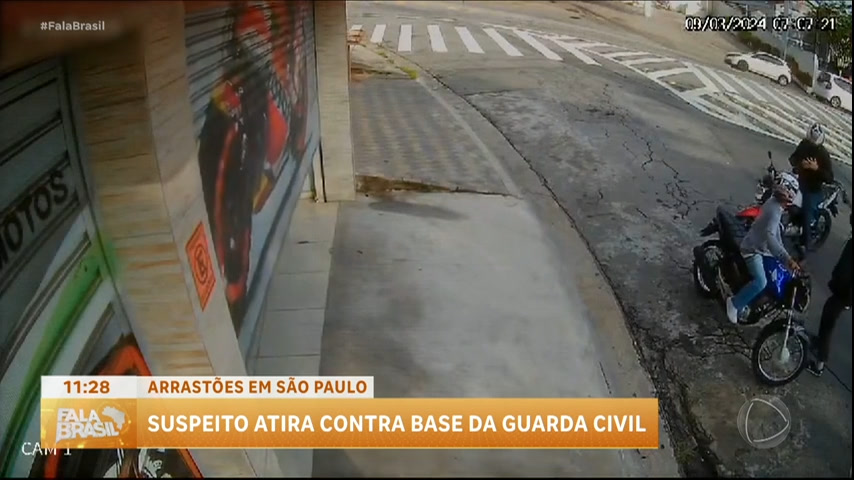 Vídeo: Homem é preso após atirar contra base da guarda civil em Taboão da Serra (SP)