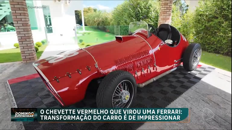 Vídeo: Chevette vermelho é restaurado e se transforma em uma Ferrari