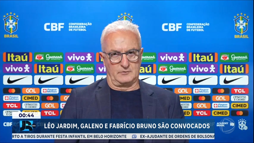 Vídeo: Dorival Júnior convoca Léo Jardim, Fabrício Bruno e Galeno para substituir desfalques na seleção brasileira