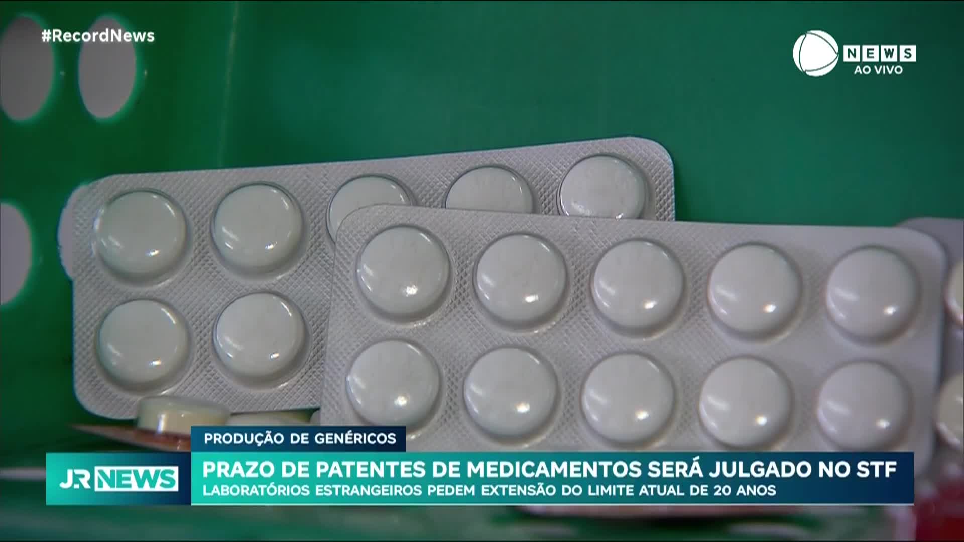 Vídeo: Aumentar prazo de patentes de remédios deve diminuir preço ao consumidor, diz associação