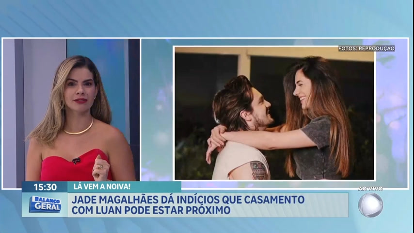Vídeo: Jade Magalhães dá indícios que casamento com Luan Santana pode estar próximo