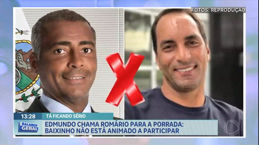Vídeo: Edmundo revela ter desejo de enfrentar Romário em luta de boxe