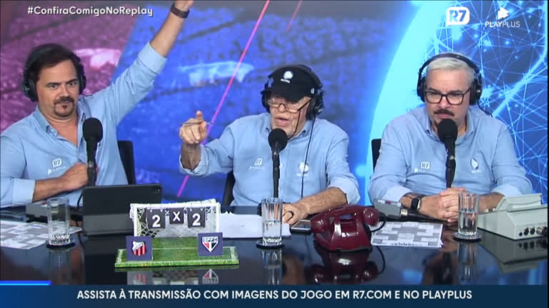 Vídeo: Confira Comigo no Replay : Silvio Luiz, Bola e Carioca vão à loucura no final de Ituano e São Paulo