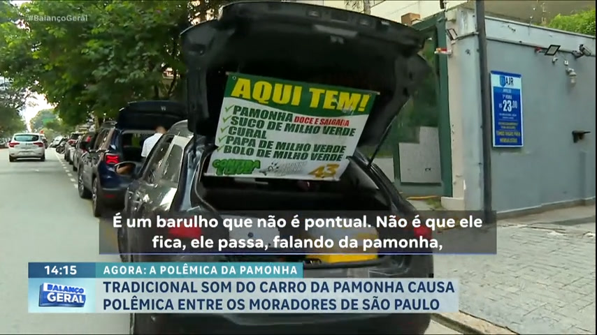 Vídeo: Moradores da Vila Mariana, em SP, entram em embate sobre o "carro da pamonha"