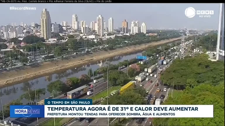 Vídeo: São Paulo toma medidas devido à forte onda de calor