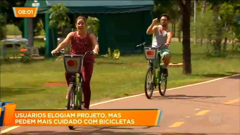Vídeo: Projeto de bikes compartilhadas é sucesso no DF