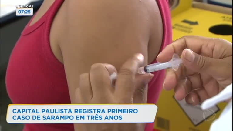 Vídeo: Capital paulista registra primeiro caso de sarampo em três anos