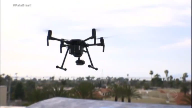 Vídeo: Drones ajudam policiais com informações estratégicas
