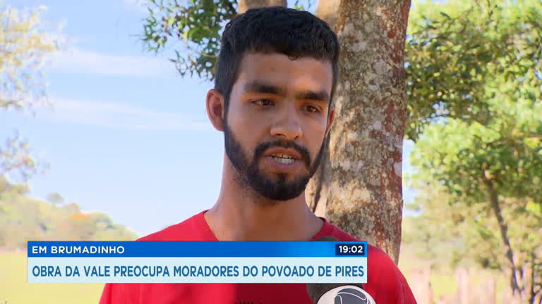 Vídeo: Obra de dique da Vale preocupa moradores de Minas Gerais