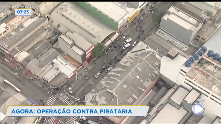 Vídeo: Polícia Civil faz operação contra a pirataria no centro de São Paulo