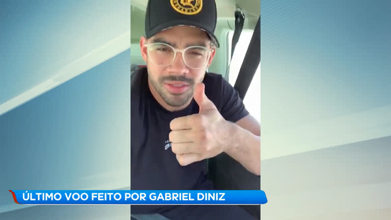 Vídeo: Vídeo mostra Gabriel Diniz no momento de decolagem do avião