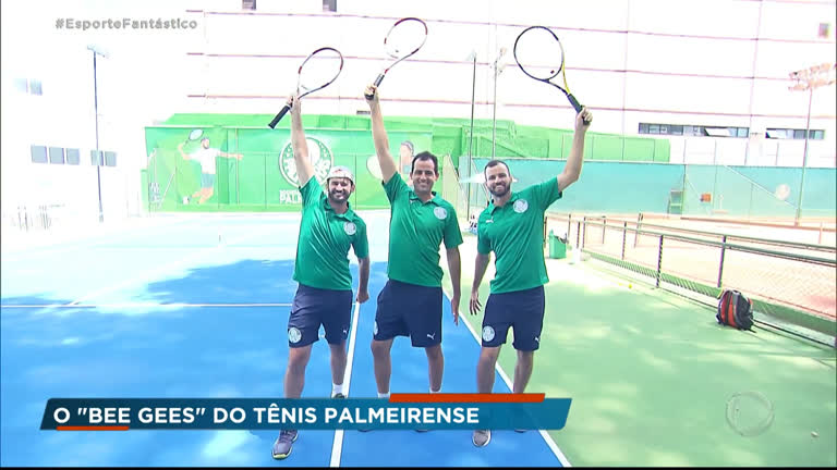Vídeo: Conheça o trio “ Bee Gees ” do tênis palmeirense