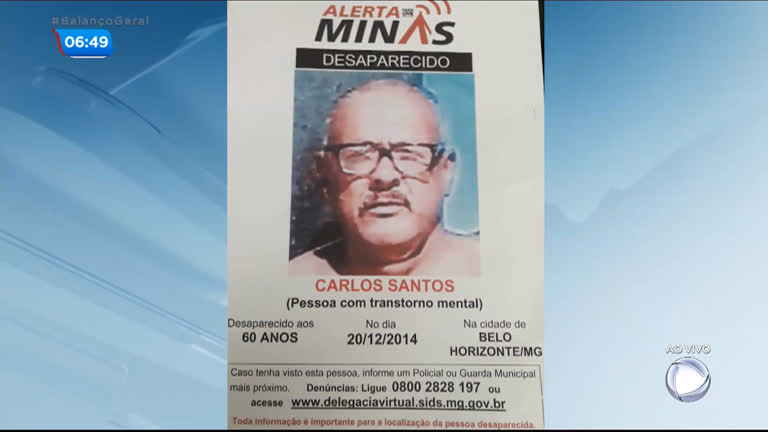 Vídeo: Idoso desaparecido é encontrado morando nas ruas de Belo Horizonte (MG)