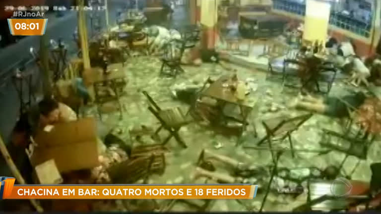 Vídeo: Ataque em bar de Belford Roxo (RJ) deixa quatro mortos