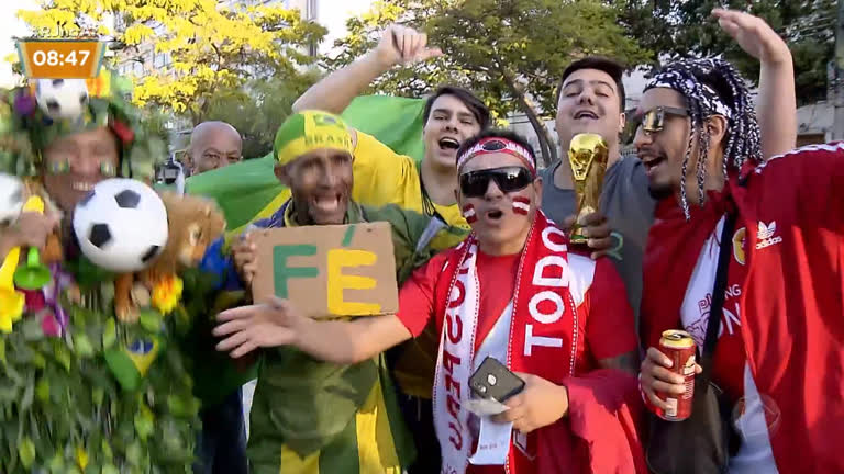 Vídeo: Torcedores brasileiros comemoram título da Copa América