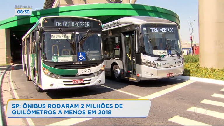 Vídeo: Ônibus rodam 2 milhões de quilômetros a menos em 2018