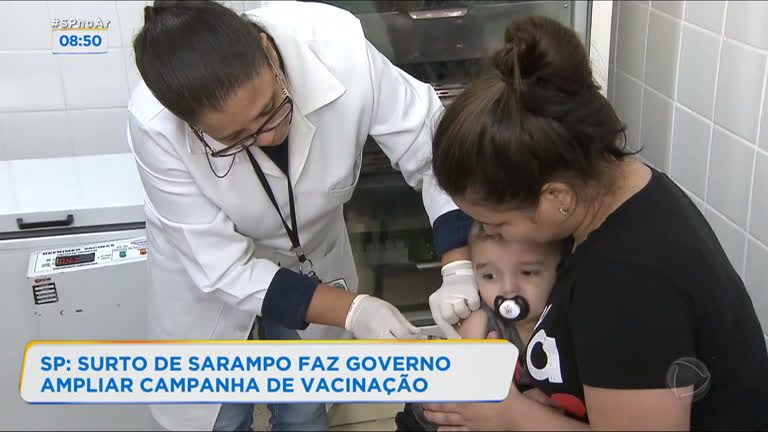 Vídeo: Governo de SP amplia campanha de vacinação contra sarampo