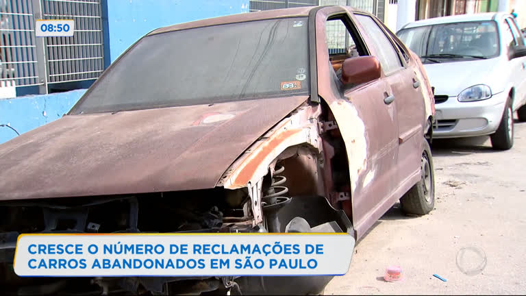 Vídeo: Cresce o número de carros abandonados em São Paulo