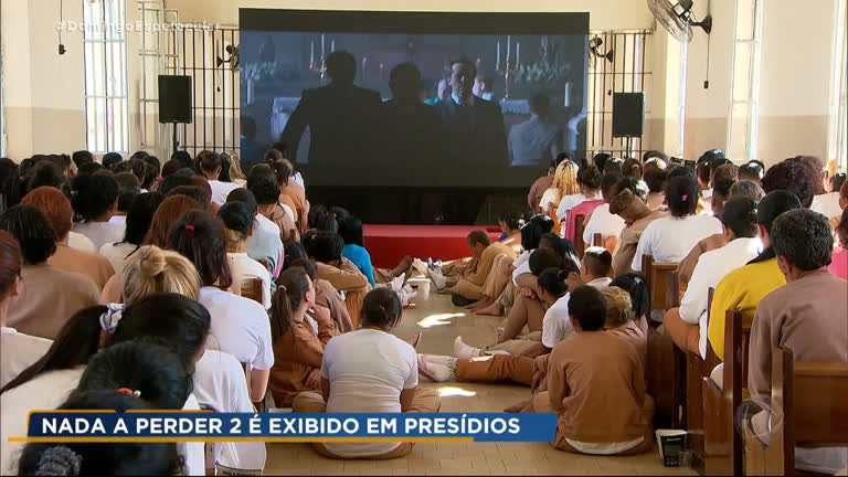 Vídeo: Mais de 300 mil presos assistem ao filme Nada a Perder 2