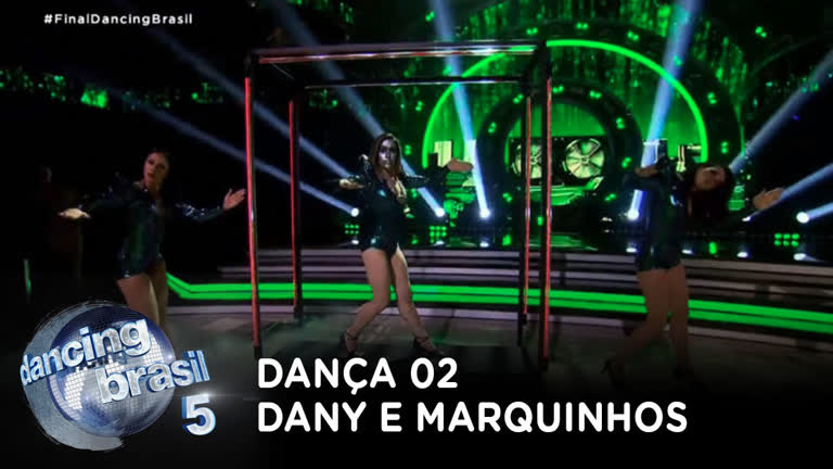 Vídeo: Dany e Marquinhos encerram apresentações das estrelas no Dancing Brasil 5