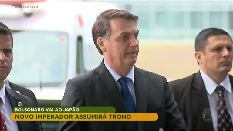 Vídeo: Presidente Jair Bolsonaro vai ao Japão para posse de novo Imperador