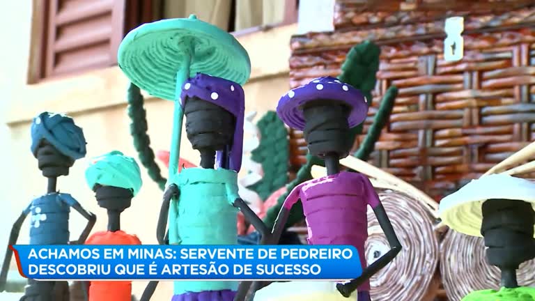 Vídeo: Achamos em Minas: servente de pedreiro cria bonecas africanas