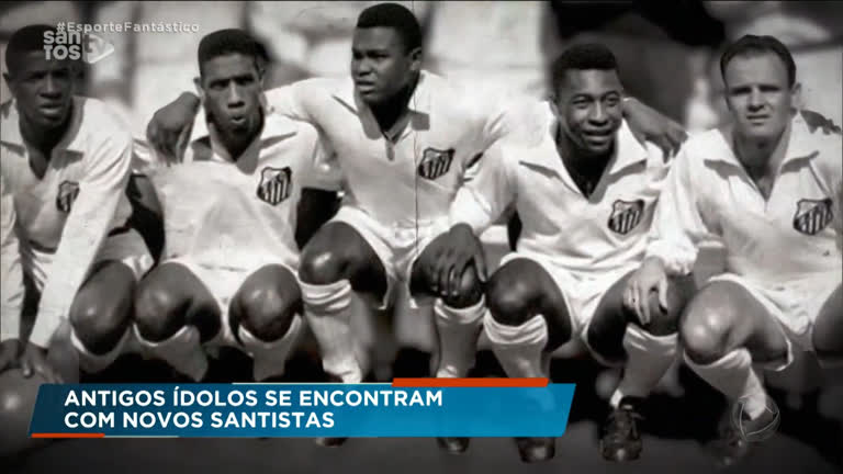 Vídeo: Antigos ídolos do Santos fazem alegria de novos torcedores