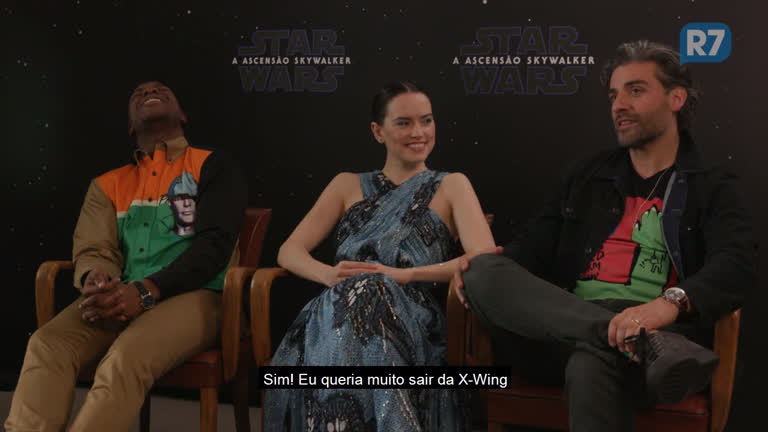 Vídeo: Elenco de 'Star Wars' comenta sobre nova trilogia e 'Ascensão Skywalker'