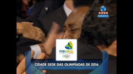 Vídeo: Pelé se emociona com a vitória do Rio