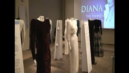 Vídeo: Exposição e leilão de vestidos de Lady Di preparam Canadá para visita real