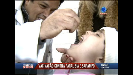 Vídeo: Campanha de vacinação contra paralisia e sarampo começa neste sábado (18)