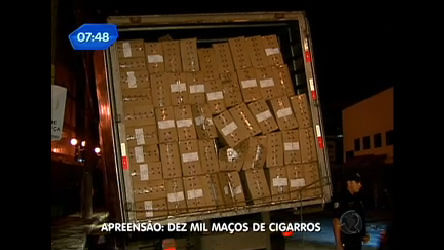 Vídeo: Guarda Municipal apreende 10 mil maços de cigarro em Santana do Parnaíba (SP)