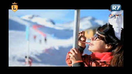 Vídeo: Neste sábado Teena esquia na neve no Legendários