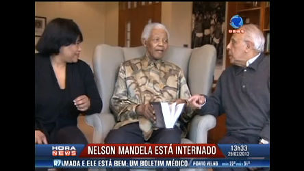 Vídeo: Nelson Mandela passa por cirurgia de hérnia