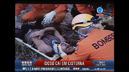 Vídeo: Homem de 50 anos cai em cisterna em Goiás