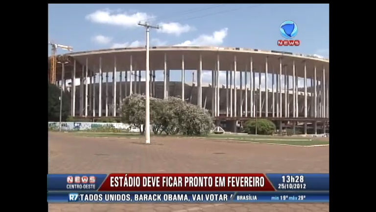 Vídeo: Novo estádio de Brasília deve ficar pronto no começo de 2013