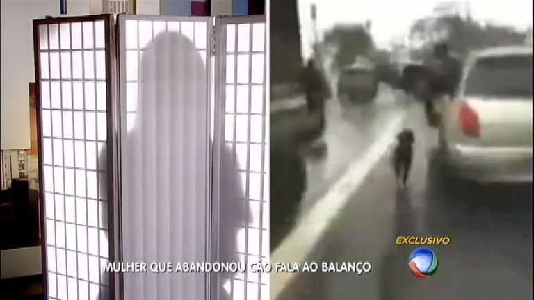 Vídeo: "Ele estava agressivo!", afirma mulher que abandonou cachorro em SP