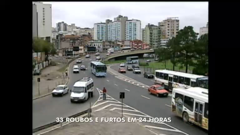 Vídeo: Em 24 horas são registrados 33 roubos de veículos em Porto Alegre (RS)