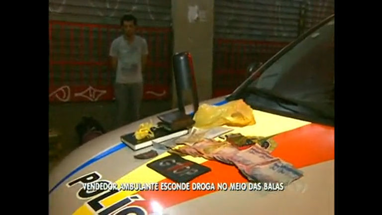 Vídeo: Vendedor de doces é preso por tráfico de drogas em Taguatinga