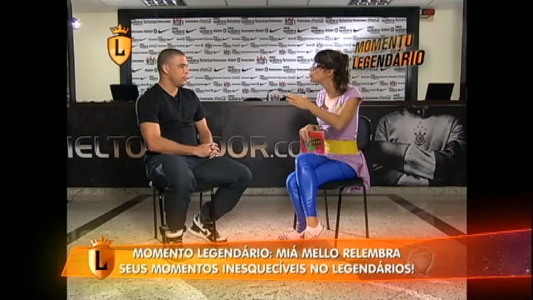 Vídeo: Miá Mello, a Teena do Legendários, relembra entrevista com jogador Ronaldo
