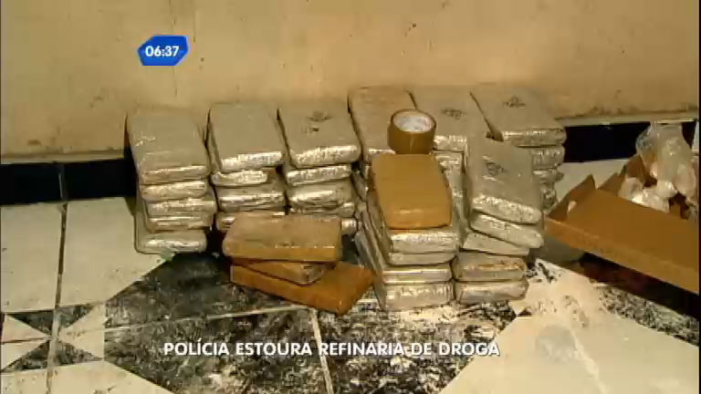 Vídeo: Polícia estoura refinaria de drogas na zona leste de São Paulo