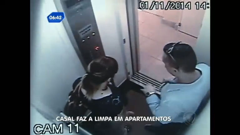 Vídeo: Casal invade prédio e faz a "limpa" em apartamento de Porto Alegre