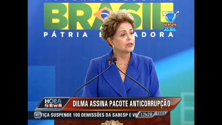 Vídeo: Dilma Rousseff anuncia pacote contra a corrupção nesta quarta-feira (18)
