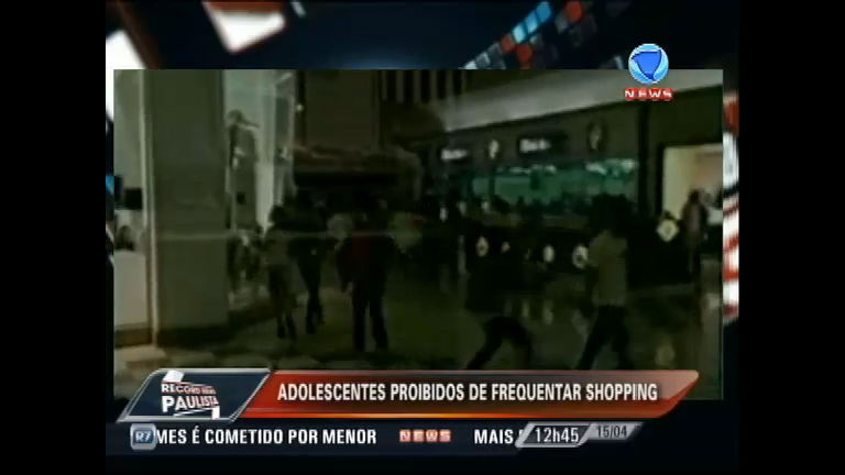Vídeo: Adolescentes menores de idade são proibidos de entrar em shopping em Franca (SP)